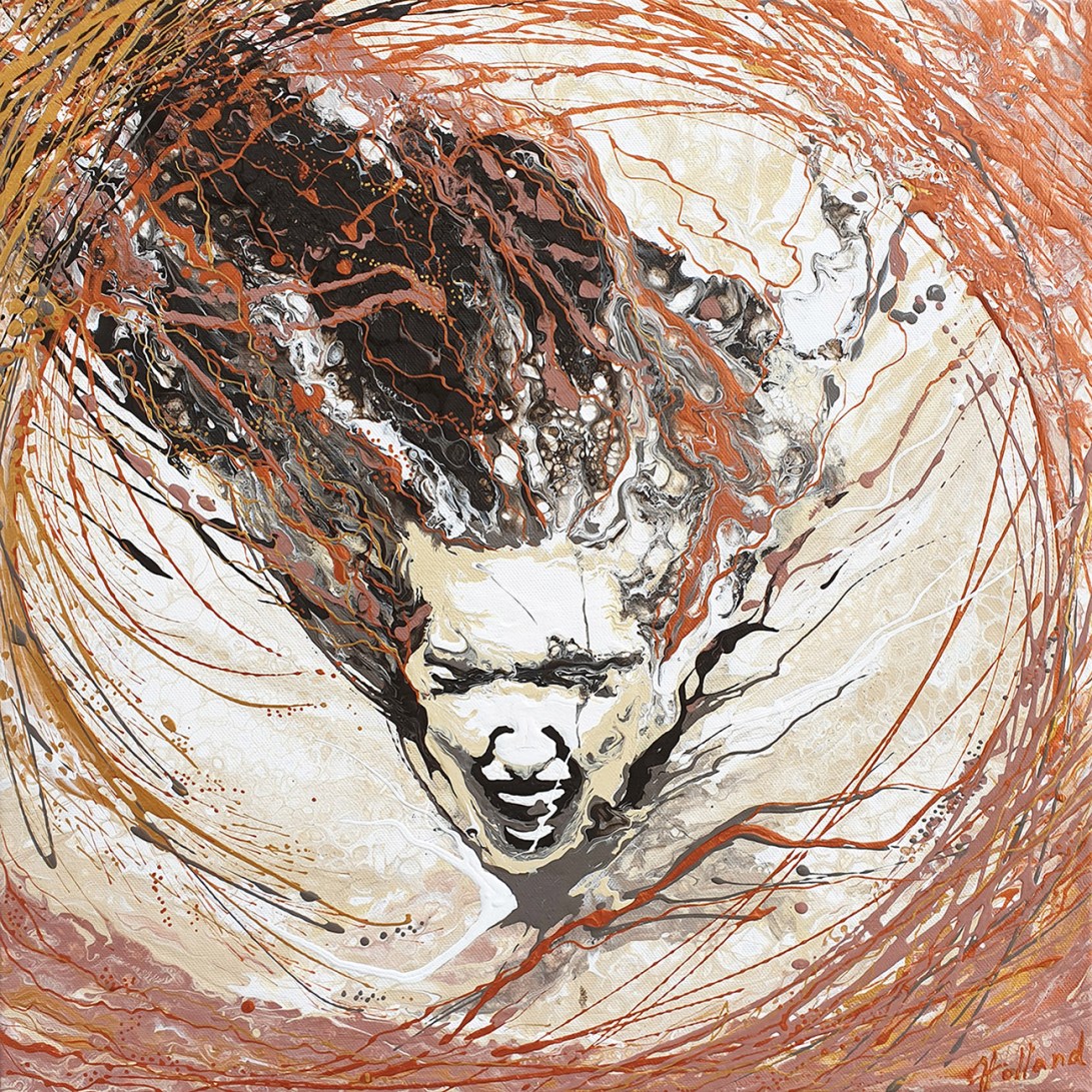 Luba Holland-Vivaldi.Storm 50x50 cm