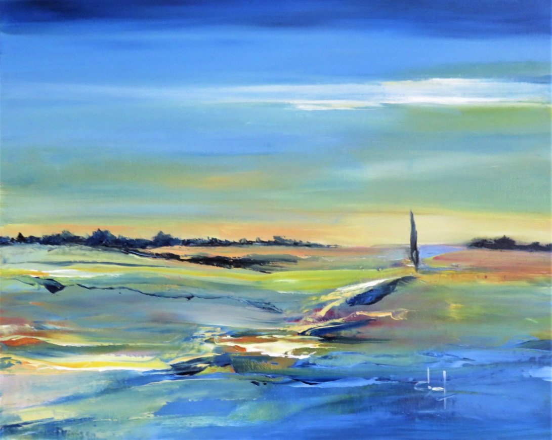 Arbre solitaire 41x33