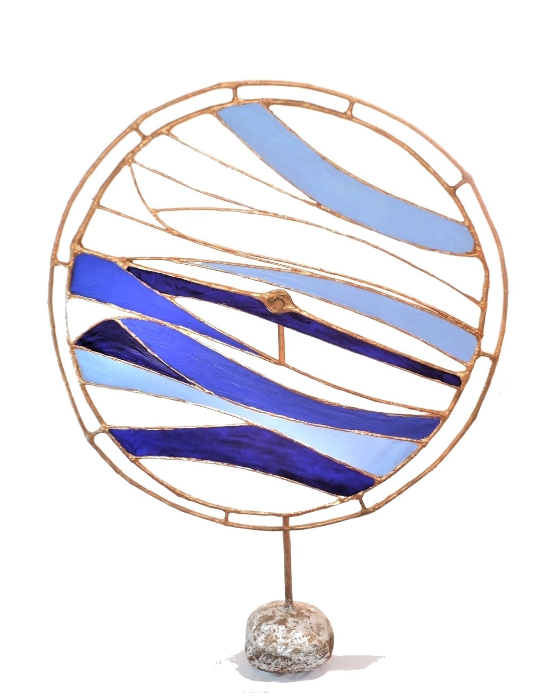 Bleu cosmos 98 x 72 X 15 Elsa Mrugalski