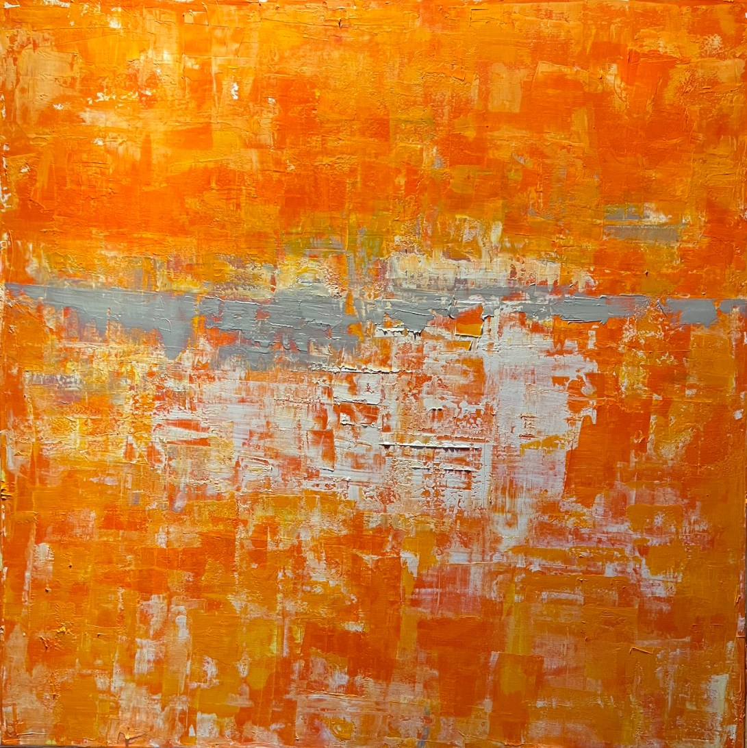 Sunburn, 80x80cm,2022